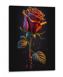 Rosa Sangrienta - Puffy Design | Cuadro decorativo de Canvas Lab
