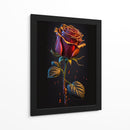 Rosa Sangrienta - Puffy Design | Cuadro decorativo de Canvas Lab