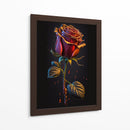 Rosa Sangrienta - Puffy Design | Cuadro decorativo de Canvas Lab