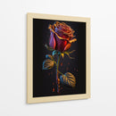 Rosa Sangrienta - Puffy Design | Cuadro decorativo de Canvas Lab
