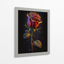 Rosa Sangrienta - Puffy Design | Cuadro decorativo de Canvas Lab