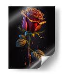Rosa Sangrienta - Puffy Design | Cuadro decorativo de Canvas Lab
