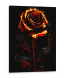 Fuego Dorado - Puffy Design | Cuadro decorativo de Canvas Lab