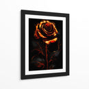 Fuego Dorado - Puffy Design | Cuadro decorativo de Canvas Lab