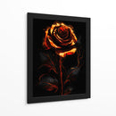 Fuego Dorado - Puffy Design | Cuadro decorativo de Canvas Lab