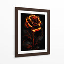 Fuego Dorado - Puffy Design | Cuadro decorativo de Canvas Lab