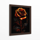 Fuego Dorado - Puffy Design | Cuadro decorativo de Canvas Lab