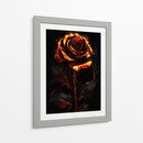 Fuego Dorado - Puffy Design | Cuadro decorativo de Canvas Lab