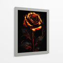 Fuego Dorado - Puffy Design | Cuadro decorativo de Canvas Lab