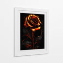 Fuego Dorado - Puffy Design | Cuadro decorativo de Canvas Lab