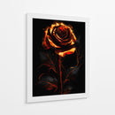 Fuego Dorado - Puffy Design | Cuadro decorativo de Canvas Lab