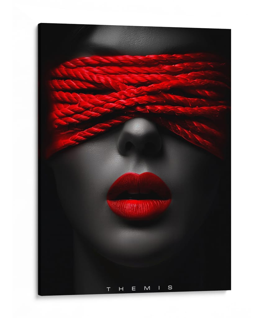 Justicia Ciega - Puffy Design | Cuadro decorativo de Canvas Lab