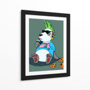Panda Rebelde - Puffy Design | Cuadro decorativo de Canvas Lab