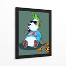 Panda Rebelde - Puffy Design | Cuadro decorativo de Canvas Lab