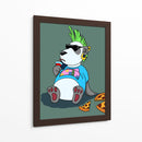 Panda Rebelde - Puffy Design | Cuadro decorativo de Canvas Lab