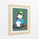 Panda Rebelde - Puffy Design | Cuadro decorativo de Canvas Lab