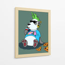 Panda Rebelde - Puffy Design | Cuadro decorativo de Canvas Lab