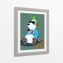 Panda Rebelde - Puffy Design | Cuadro decorativo de Canvas Lab