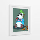 Panda Rebelde - Puffy Design | Cuadro decorativo de Canvas Lab