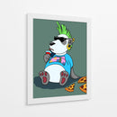 Panda Rebelde - Puffy Design | Cuadro decorativo de Canvas Lab