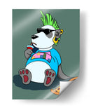 Panda Rebelde - Puffy Design | Cuadro decorativo de Canvas Lab
