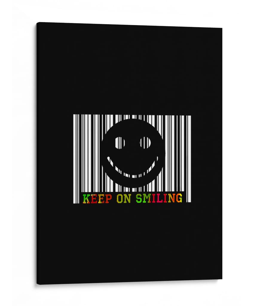 Sonrisa Codificada - Puffy Design | Cuadro decorativo de Canvas Lab
