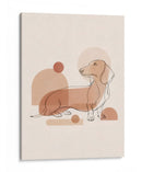Terracota Salchicha - Sinaí Nahum | Cuadro decorativo de Canvas Lab