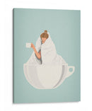 Café Calientito - Puffy Design | Cuadro decorativo de Canvas Lab