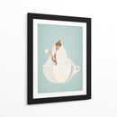 Café Calientito - Puffy Design | Cuadro decorativo de Canvas Lab
