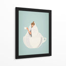 Café Calientito - Puffy Design | Cuadro decorativo de Canvas Lab