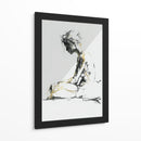Silueta en cama - DIEGO D L | Cuadro decorativo de Canvas Lab