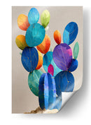 Colores en plantas de cactus - DIEGO D L | Cuadro decorativo de Canvas Lab