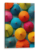 Colores en sombrillas abiertas - DIEGO D L | Cuadro decorativo de Canvas Lab