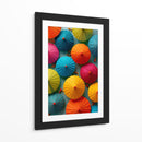 Colores en sombrillas abiertas - DIEGO D L | Cuadro decorativo de Canvas Lab