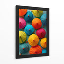 Colores en sombrillas abiertas - DIEGO D L | Cuadro decorativo de Canvas Lab