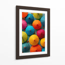 Colores en sombrillas abiertas - DIEGO D L | Cuadro decorativo de Canvas Lab