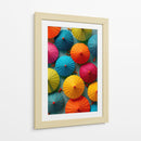 Colores en sombrillas abiertas - DIEGO D L | Cuadro decorativo de Canvas Lab