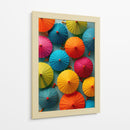 Colores en sombrillas abiertas - DIEGO D L | Cuadro decorativo de Canvas Lab