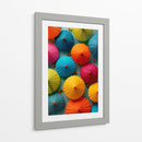 Colores en sombrillas abiertas - DIEGO D L | Cuadro decorativo de Canvas Lab