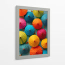 Colores en sombrillas abiertas - DIEGO D L | Cuadro decorativo de Canvas Lab
