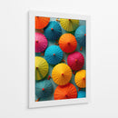 Colores en sombrillas abiertas - DIEGO D L | Cuadro decorativo de Canvas Lab