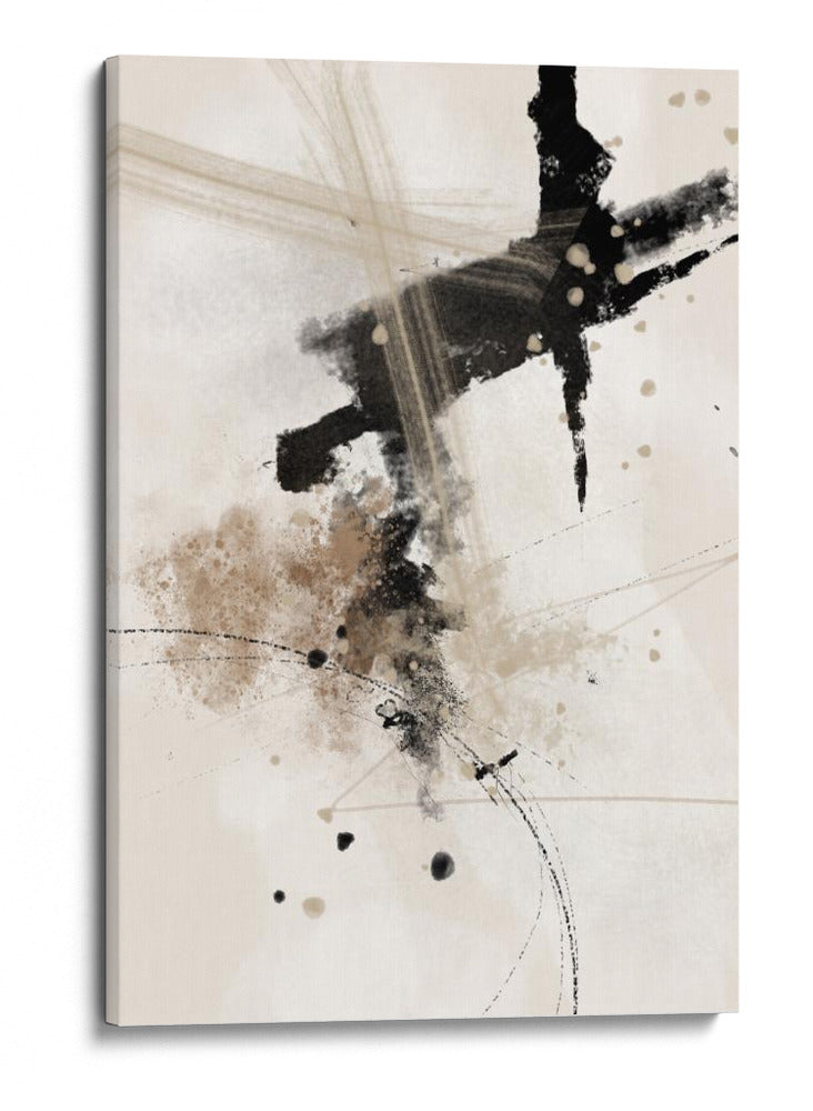 Abstracto de pinceladas oscuras - Fluidys Studio II | Cuadro decorativo de Canvas Lab