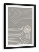 Arcos abstractos y luna - Fluidys Studio II | Cuadro decorativo de Canvas Lab