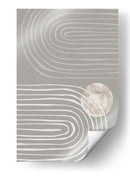 Arcos abstractos y luna - Fluidys Studio II | Cuadro decorativo de Canvas Lab