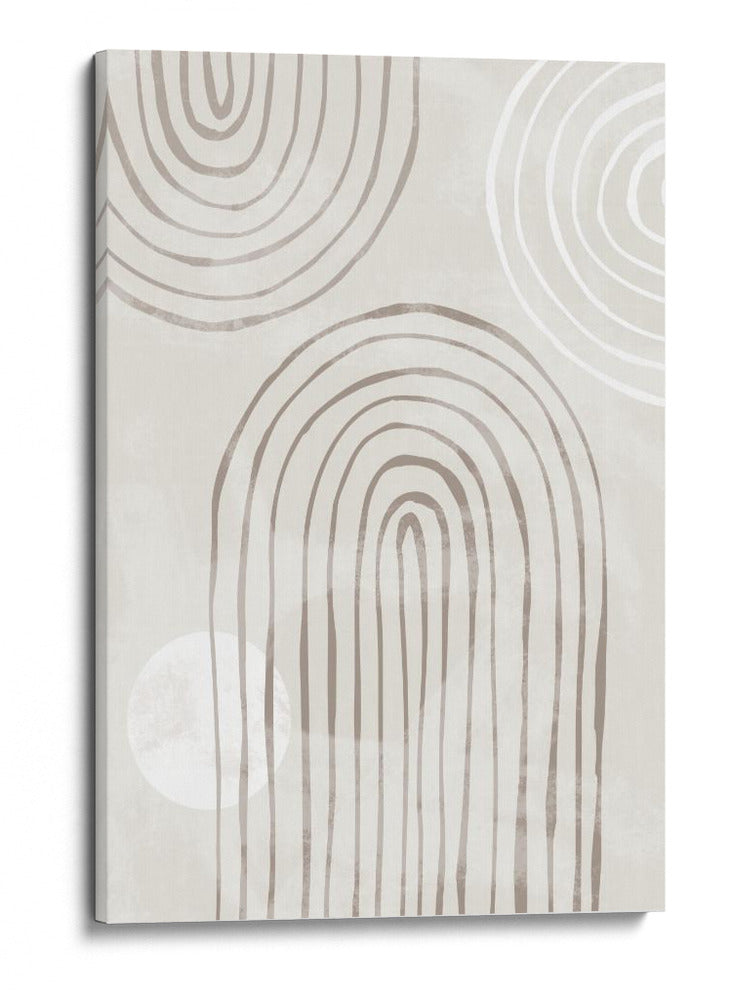 Arcos abstractos neutros - Fluidys Studio II | Cuadro decorativo de Canvas Lab