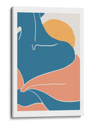Abrazo abstracto del atardecer - Fluidys Studio II | Cuadro decorativo de Canvas Lab