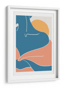 Abrazo abstracto del atardecer - Fluidys Studio II | Cuadro decorativo de Canvas Lab