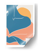 Abrazo abstracto del atardecer - Fluidys Studio II | Cuadro decorativo de Canvas Lab