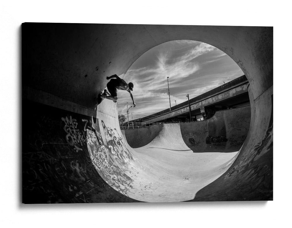 Acción dinámica en el skatepark - Eric Verbiest | Cuadro decorativo de Canvas Lab
