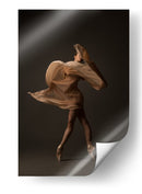 Bailarina elegante en movimiento admirable - Natalya Sleta | Cuadro decorativo de Canvas Lab